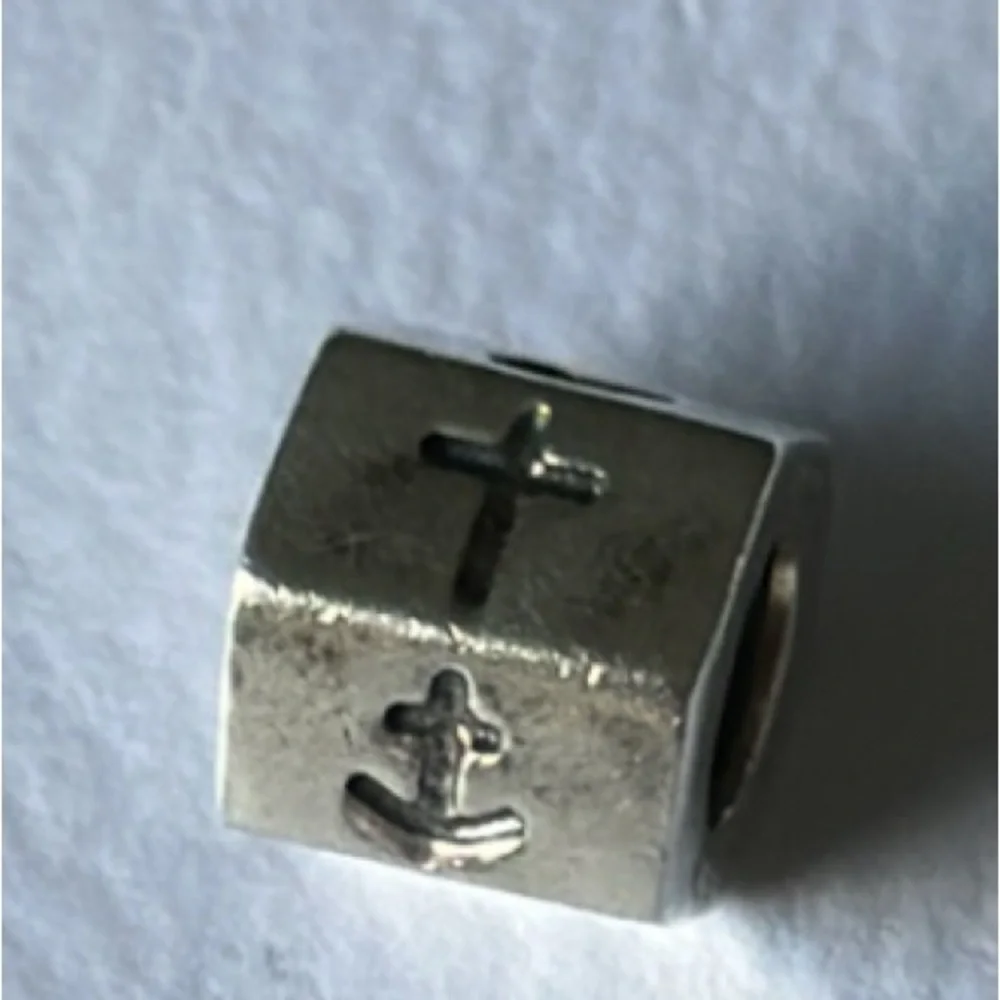 Pandora Heart & Anchor charm 925 Silver